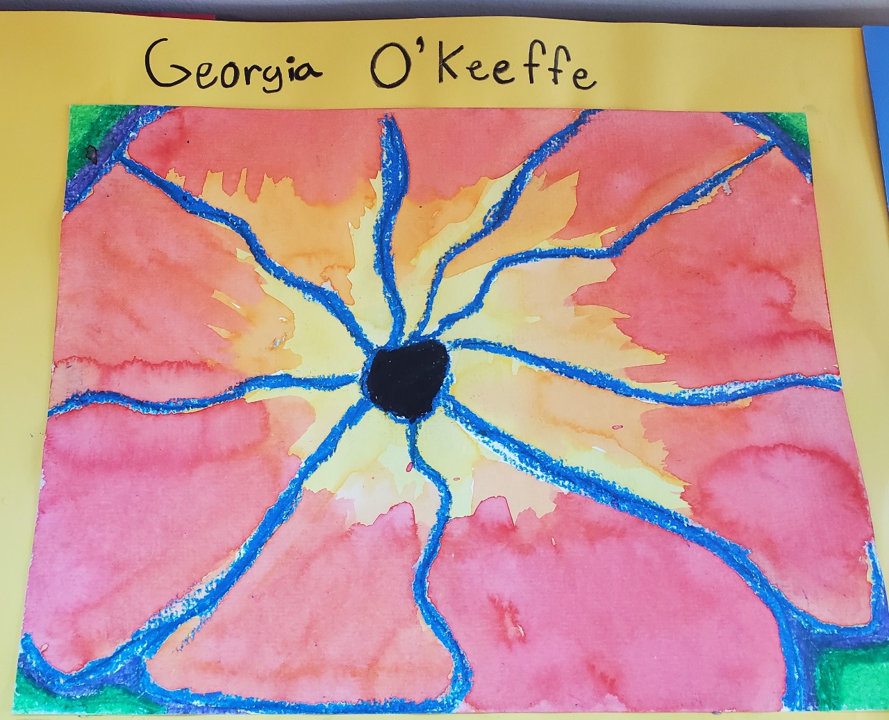 Georgia O'Keeffe Re-creation